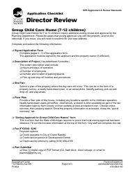 Director Review Application - Group Child Care Home - City of Grand Rapids, Michigan, Page 4