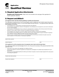 Qualified Review Application - City of Grand Rapids, Michigan, Page 3