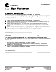 Sign Variance Application - City of Grand Rapids, Michigan, Page 4