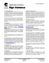Sign Variance Application - City of Grand Rapids, Michigan, Page 8