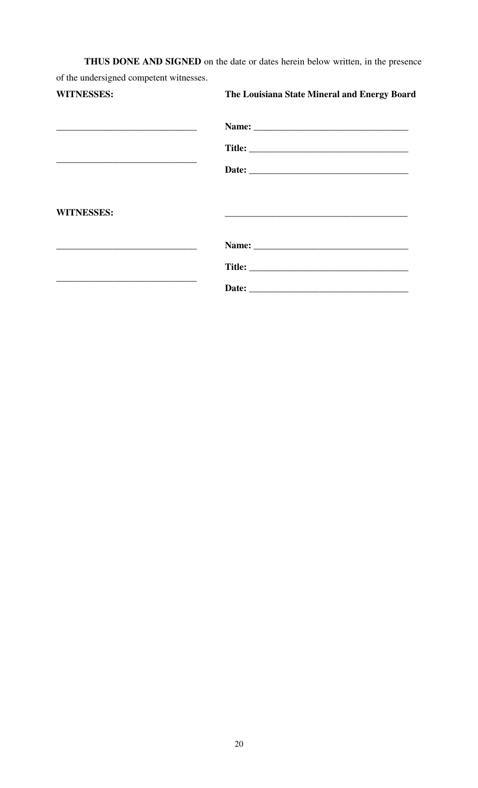 Carbon-Dioxide Storage Agreement - Louisiana, Page 20