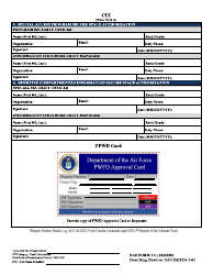 DAF Form 111 Daf Personal Wearable Fitness Device Request Form &amp; Approval Card, Page 2