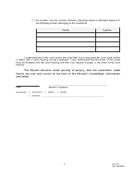 Form 2F-P-471 Ex-parte Petition for an Hrs 586 Temporary Restraining Order - Hawaii, Page 8