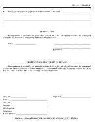 Form CCCO0002 Affidavit of Adopting Parents Original/Amended (2819) - Cook County, Illinois, Page 2
