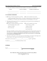 Form CCP0242 Order Appointing Guardian Ad Litem - Cook County, Illinois, Page 2