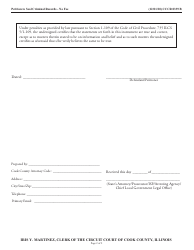 Form CCCR0339 Petition to Seal Criminal Records - No Fee Required Until 1/1/2022 - Cook County, Illinois, Page 2