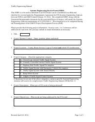 Document preview: Form 1396-3 Systems Engineering Review Form (Serf) - Ohio
