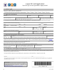 Document preview: Form LIC112 Liquor Id Card Application - Massachusetts