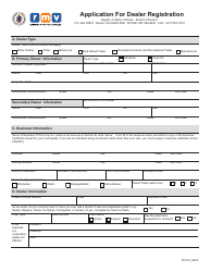 Form FIV107 Application for Dealer Registration - Massachusetts, Page 2