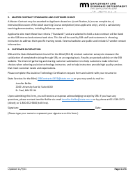 Certification Request Form for New Assistive Technology Instructors - Minnesota, Page 4
