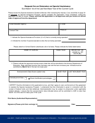 Request for an Extension on Special Assistance - Arizona, Page 2