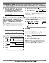 USCIS Form I-131 Application for Travel Document, Page 5