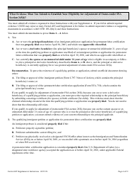 Instructions for USCIS Form I-485 Supplement A Adjustment of Status Under Section 245(I), Page 4
