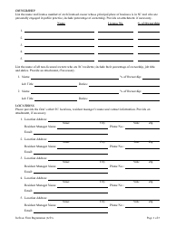 Form 2115 Initial in-State Firm Registration - South Carolina, Page 2