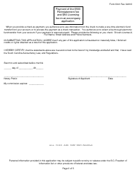 Form 5001 Reinstatement Application - South Carolina, Page 4