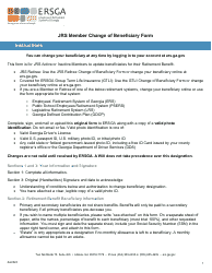 Document preview: Form B9-JRS Jrs Member Change of Beneficiary Form - Georgia (United States)