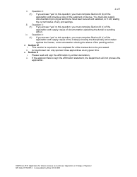 Form DBPR AU-4151 Application for Initial Licensure as Auctioneer Apprentice or Change of Sponsor - Florida, Page 3