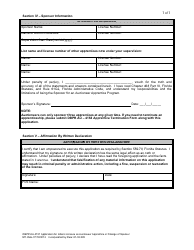 Form DBPR AU-4151 Application for Initial Licensure as Auctioneer Apprentice or Change of Sponsor - Florida, Page 8