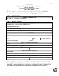 Form DBPR AU-4155 Application for Auction Business Licensure - Florida, Page 4