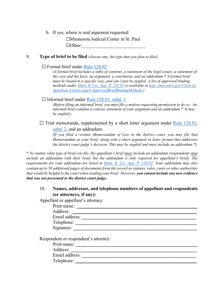 Statement of the Case of Appellant - Minnesota, Page 4