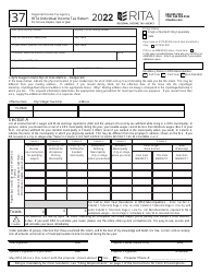 Form 37 Individual Municipal Income Tax Return - Ohio