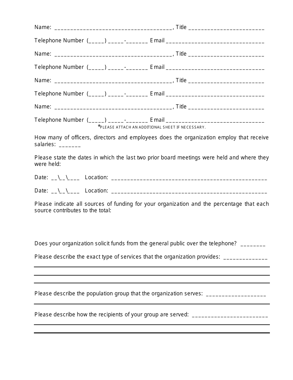 City of Ionia, Michigan Application for Property Tax Exemption for Real