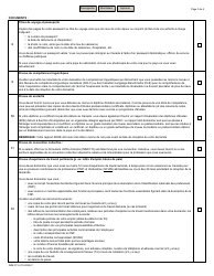 Forme IMM0116 Liste De Controle DES Documents : Programme Pilots Sur L&#039;agroalimentaire - Canada (French), Page 3
