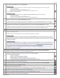 Forme IMM5280 Liste De Controle DES Documents - Cas Comportant DES Considerations Humanitaires - Canada (French), Page 3