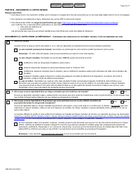 Forme IMM5533 Liste De Verification DES Documents Epoux (Incluant Les Enfants a Charge) - Canada (French), Page 4