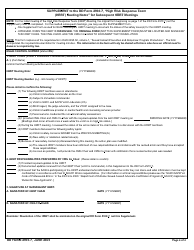 DD Form 2910-7 High Risk Response Team (Hrrt) Meeting Notes for the Sexual Assault Prevention and Response (Sapr) Program, Page 4