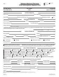 Document preview: Form 369 Pharmacy Prior Authorization Request Form - Alabama