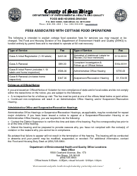 Class B Cottage Food Operation Application Packet - County of San Diego, California, Page 2