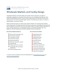 Document preview: Wholesale Markets and Facility Design Request Form