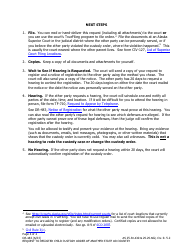 Form DR-482 Request to Register Child Custody Order of Another State or Country - Alaska, Page 4