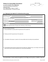 Document preview: Form VOSDOCS-187568 Petition for Zoning Map Amendment - Village of Skokie, Illinois