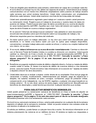 Beneficios De Desempleo Y Los Derechos Y Responsabilidades - Louisiana (Spanish), Page 2