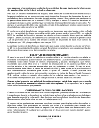 Beneficios De Desempleo Y Los Derechos Y Responsabilidades - Louisiana (Spanish), Page 8