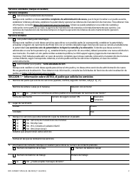 Formulario DCF-F-DWSC11053-S Solicitud Para Los Padres De Servicios De Manutencion De Menores - Wisconsin (Spanish), Page 2