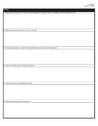 Form 8401 Employment First Uniform Assessment - Texas, Page 2