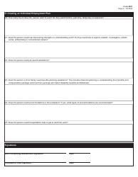 Form 8401 Employment First Uniform Assessment - Texas, Page 4