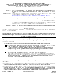 Document preview: DA Form 7249 Certificate and Acknowledgment of Service Requirements and Methods of Fulfillment for Individuals Enlisting or Transferring Into Units of the Army National Guard Upon REFRAD/Discharge From Active Army Service