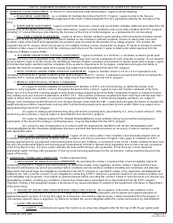 DA Form 597 Army Senior Reserve Officers&#039; Training Corps (Rotc) Nonscholarship Cadet Contract, Page 2
