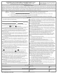 Document preview: DA Form 918A Agreement for Establishment and Maintenance of an Army Senior Reserve Officers' Training Corps Unit
