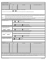 DA Form 918 Application for Establishment of an Army Senior Reserve Officers&#039; Training Corps Unit, Page 2
