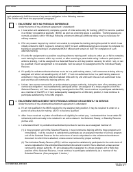 DA Form 3540 Certificate and Acknowledgment of U.S. Army Reserve Service Requirements and Methods of Fulfillment, Page 3