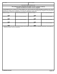 DA Form 3540 Certificate and Acknowledgment of U.S. Army Reserve Service Requirements and Methods of Fulfillment, Page 7
