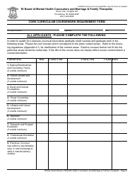 Application for License as a Mental Health Counselor Associate - Rhode Island, Page 6
