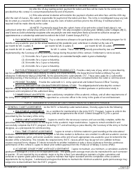 DA Form 597-3 Army Senior Reserve Officers&#039; Training Corps (Rotc) Scholarship Cadet Contract, Page 2