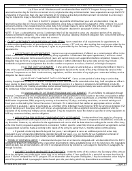 DA Form 597-3 Army Senior Reserve Officers&#039; Training Corps (Rotc) Scholarship Cadet Contract, Page 4