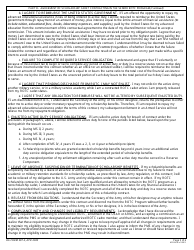 DA Form 597-3 Army Senior Reserve Officers&#039; Training Corps (Rotc) Scholarship Cadet Contract, Page 5
